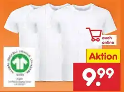 Netto Marken-Discount Herren Unterziehshirts 3er-Pack Angebot