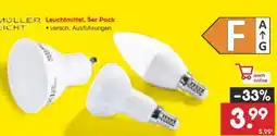 Netto Marken-Discount Müller-Licht LED Leuchtmittel Angebot