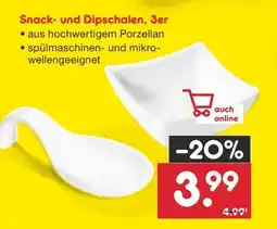 Netto Marken-Discount Snack- und Dipschalen 3er Set Angebot