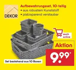 Netto Marken-Discount Dekor Aufbewahrungsset 10-teilig Angebot