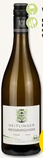 PENNY Weingut Heitlinger VDP-Gutswein Bio Weißburgunder Angebot