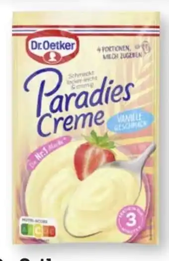 Scheck-in-Center Dr. Oetker Paradies Creme Vanille Angebot