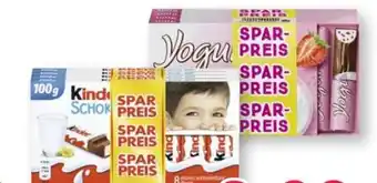 Scheck-in-Center Ferrero Kinder Schokolade Angebot
