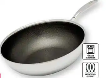 Scheck-in-Center Hensslers Edelstahl-Wok 28 cm Angebot