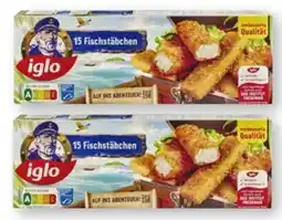 Scheck-in-Center Iglo 15 Fischstäbchen Angebot