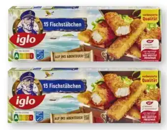 Scheck-in-Center Iglo 15 Fischstäbchen Angebot