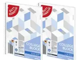 Scheck-in-Center Gut & Günstig Collegeblock Angebot
