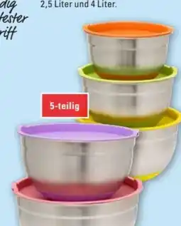 Scheck-in-Center Hensslers Edelstahl-Schüssel-Set 5-tlg Angebot