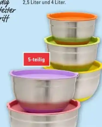 Scheck-in-Center Hensslers Edelstahl-Schüssel-Set 5-tlg Angebot