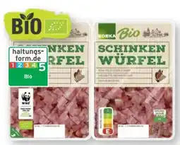 Scheck-in-Center Edeka Bio Schinken Würfel Angebot