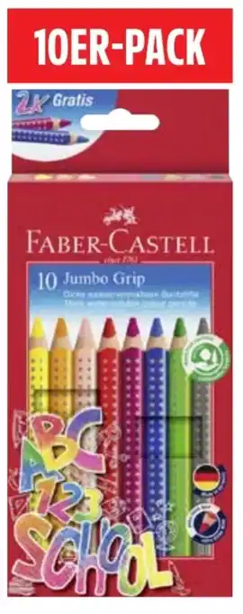 Scheck-in-Center Faber-Castell Farbstiftetui Jumbo Grip Angebot