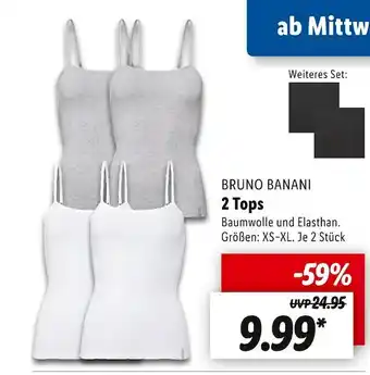 Lidl Bruno banani 2 tops Angebot