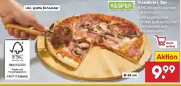 Netto Marken-Discount Kesper Pizzabrett mit Pizzaschneider Angebot