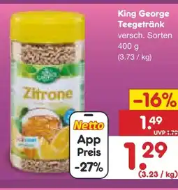 Netto Marken-Discount King George Instant-Teegetränk Angebot