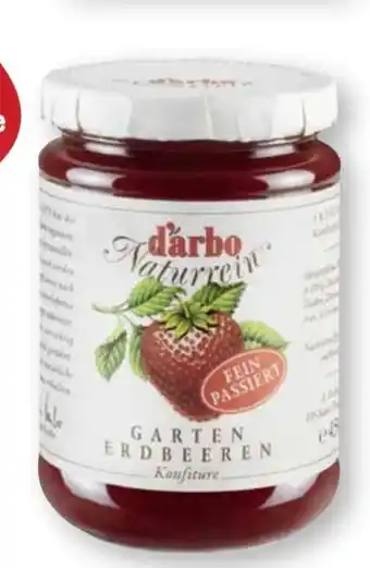 Scheck-in-Center D’arbo Naturrein Konfitüre Angebot