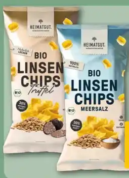 REWE Center Heimatgut Bio Linsen Chips Meersalz Angebot