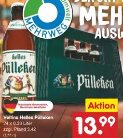 Netto Marken-Discount Veltins Pülleken Helles Angebot