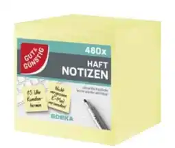 Scheck-in-Center Gut & Günstig Haftnotizen Angebot