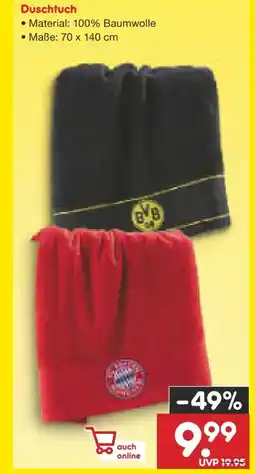 Netto Marken-Discount BVB Duschtuch Angebot