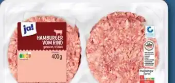 REWE ja! Hamburger Angebot