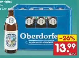 Netto Marken-Discount Oberdorfer Helles Bier Angebot