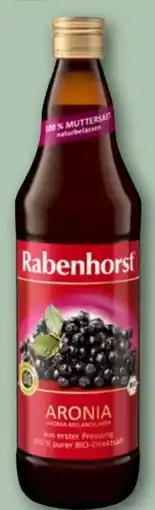 REWE Rabenhorst Bio-Aroniasaft Angebot