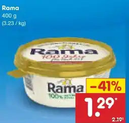 Netto Marken-Discount Rama Die 100% Pflanzliche Angebot