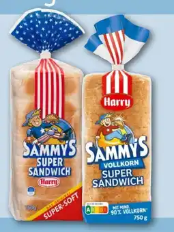 REWE Harry Brot Sammy's Super Sandwich Angebot
