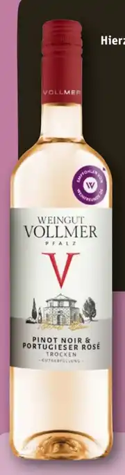 REWE Weingut Heinrich Vollmer Pinot Noir Rosé Angebot