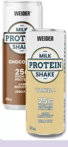 Budni Weider Milk Protein Shake Angebot