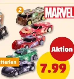 PENNY Dickie Toys Marvel Superhelden-Spielzeugauto Light Hero Angebot