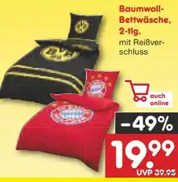 Netto Marken-Discount Baumwoll-Bettwäsche Angebot