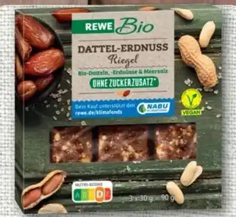 nahkauf Rewe Bio Dattel-Erdnuss Riegel Angebot