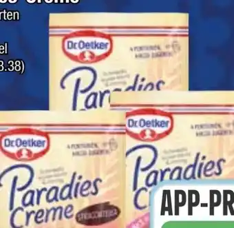 EDEKA Bandelt Dr. Oetker Paradiescreme Angebot