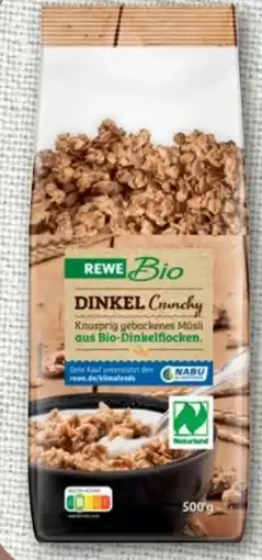 nahkauf Rewe Bio Dinkel Crunchy Müsli Angebot