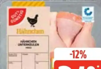 Edeka Frischemarkt Gut & Günstig Hähnchenunterkeulen Angebot