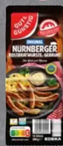 Edeka Gut & Günstig Original Nürnberger Rostbratwürste Angebot