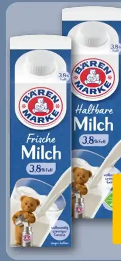REWE Bärenmarke Frische Milch Angebot