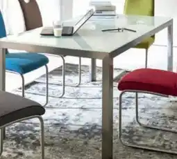 Opti Wohnwelt Niehoff Sitzmöbel Design-Glastisch Dimitri Angebot