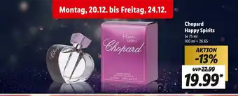 Lidl Chopard happy spirits Angebot