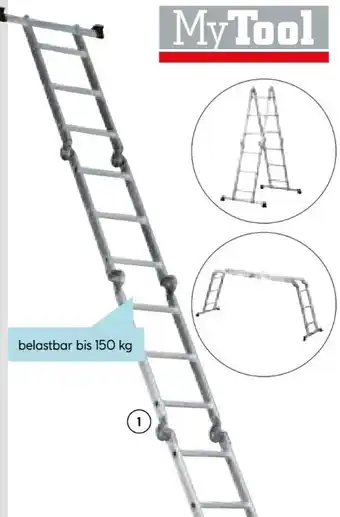 Hellweg myTool Aluminium-Mehrzweckleiter Angebot