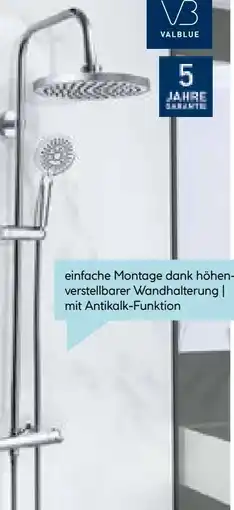 Hellweg Valblue Überkopfbrause Set Praia Angebot