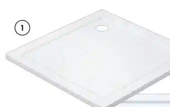 Hellweg Duschtasse White Slate Angebot