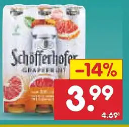 Netto Marken-Discount Schöfferhofer Grapefruit Weizen-Mix Angebot