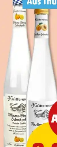 PENNY Hüttensause Williams-Birnen Schnäpsle Angebot