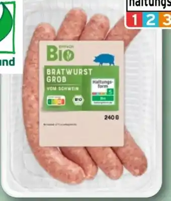 nahkauf Einfach Bio Grobe Bratwurst Angebot
