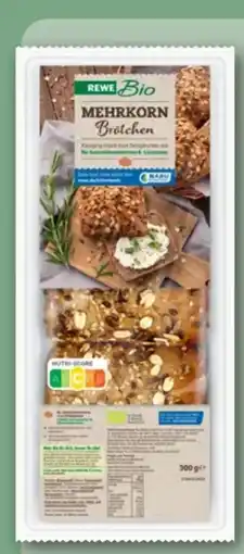 REWE Rewe Bio Bio-Mehrkornbrötchen Angebot
