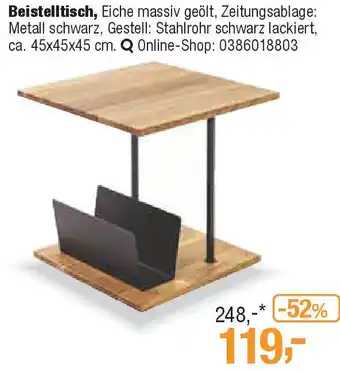 Opti Wohnwelt Beistelltisch Angebot