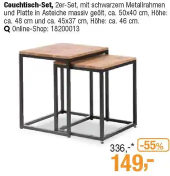 Opti Wohnwelt Couchtisch-Set Angebot