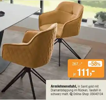 Opti Wohnwelt Armlehnenstuhl Angebot
